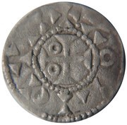 Denier - Ralph II, France, 1150-1160 reverse image