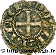 Obol - Hugh XI Lusignan, France, 1249-1260 reverse image
