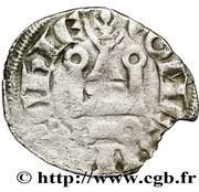 Denier - Charles of France K FILI REG FRACIE, France, 1315-1322 reverse image