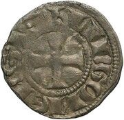 Denier - William II, France, 1210-1219 reverse image