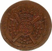 20 Sols Siege Coinage, France, 1708 obverse image