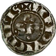 Denier anonymous, France, 1240-1275 obverse image