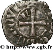 Denier - John III of Brittany Ո in 1st quarter, France, 1312-1314 reverse image
