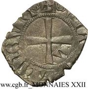 Denier - John III of Brittany L in 4th quarter, France, 1312-1314 reverse image