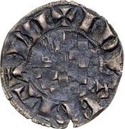 Denier - John III of Brittany and Isabel of Castile obverse image