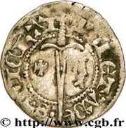 Denier - Charles II Saint-Mihiel, France, 1400-1430 reverse image
