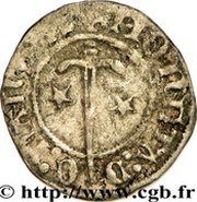 Denier - Charles II Nancy, France, 1400-1430 reverse image