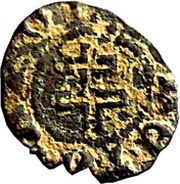 Denier with monogram - Anthony, France, 1508-1544 reverse image