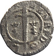 Double Denier - Henry II cross of Jerusalem obverse image