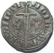 ¼ Groschen Spadin - Frederick IV, France, 1312-1328 reverse image