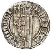 ¼ Groschen Spadin - Frederick IV, France, 1312-1329 reverse image