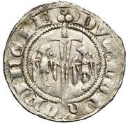 ¼ Groschen - Raoul Alerion, France, 1329-1346 reverse image