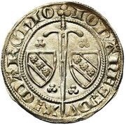 ¼ Groschen - John I obverse image