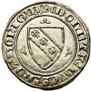 ¼ Groschen - John I, France, 1348-1372 reverse image