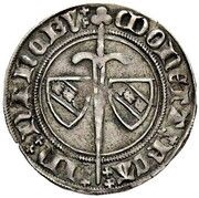 ½ Groschen - John I, France, 1372-1389 reverse image
