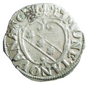 ½ Groschen - Charles IV and Nicole, France, 1624-1625 reverse image