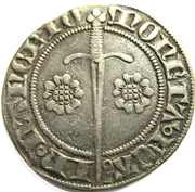 Groschen - John I Nancy; eagle, France, 1372-1389 reverse image