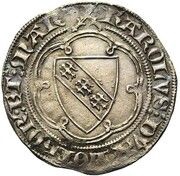 Groschen with shield - Charles II obverse image