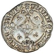 Groschen - Charles II Nancy, knight, France, 1390-1420 reverse image