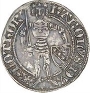 Groschen - Charles II shield and alerions obverse image