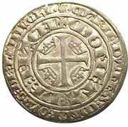 Plaque - Regency of Mary for John I, France, 1346-1348 reverse image