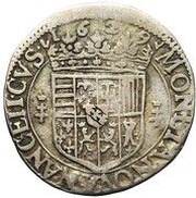 ¼ Teston - Charles IV, France, 1629 reverse image