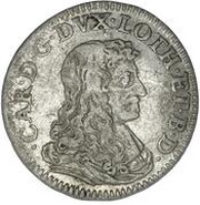 ¼ Teston - Charles IV obverse image