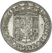 ¼ Teston - Charles IV, France, 1663-1668 reverse image