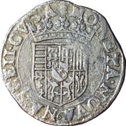 Teston - Charles III old bust without cross of Lorraine, France, 1582-1608 reverse image