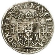 Teston - Charles III, France, 1587 reverse image