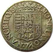 Teston - Charles IV and Nicole, France, 1624-1626 reverse image