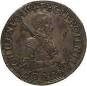 Thaler - Charles III, France, 1554 reverse image