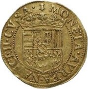 Gold Ecu - Henry II reverse image