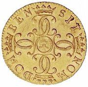 Gold Charles - Charles IV reverse image