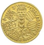 Gold Guilder - Charles III, France, 1588 reverse image
