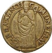 Gold Guilder - Charles IV and Nicole of Lorraine, France, 1624-1625 reverse image