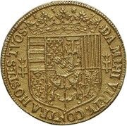 Double Pistole - Charles III, France, 1587-1588 reverse image