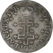 12 Deniers - Leopold I obverse image