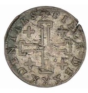 30 Deniers - Leopold I Cross of Jerusalem reverse image