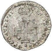 ½ Teston - Leopold I Jerusalem cross reverse image