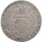 ½ Teston - Leopold I reverse image