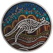 2 Dollars In the name of Elizabeth II; 6th Portrait - Kangaroo Yongka, Australia, 2023 reverse image