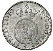 Teston - Leopold I round shield, France, 1709-1710 reverse image