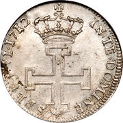 Teston - Leopold I Jerusalem cross, France, 1709-1716 reverse image