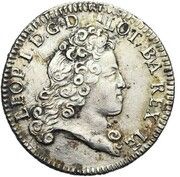 Teston - Leopold I simple arms, cartouche obverse image