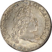 Teston - Leopold I Jerusalem shield obverse image