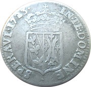 Teston - Leopold I, France, 1722-1723 reverse image