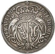 Ecu "Silver Leopold" - Leopold I shield of Bar/Lorraine, France, 1704-1705 reverse image
