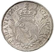Silver Leopold - Leopold I, France, 1710 reverse image