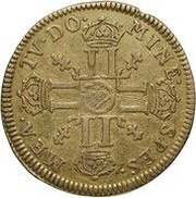 Gold Leopold - Leopold I, France, 1700-1703 reverse image